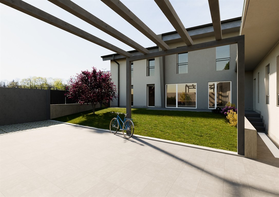 Monza - S.Biagio - Nuova villa in costruzione